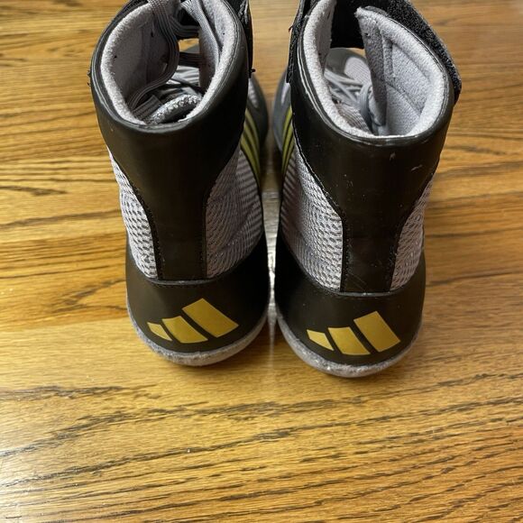 Adidas Combat Speed 5 Grey Gold Wrestling Shoes Men’s Size 8 NEW main image 6